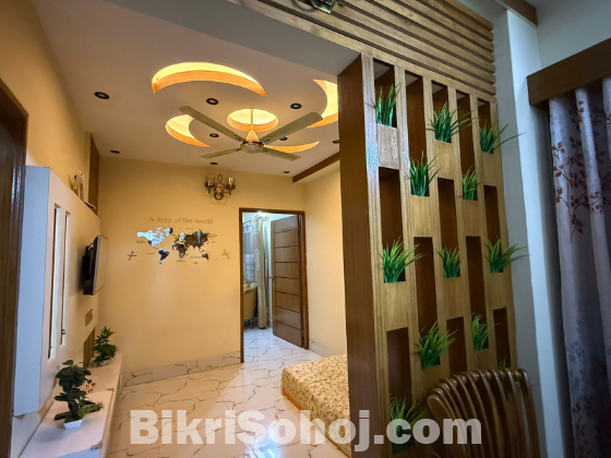 1500 sqft Fully Furnished Ready Flat Sale
